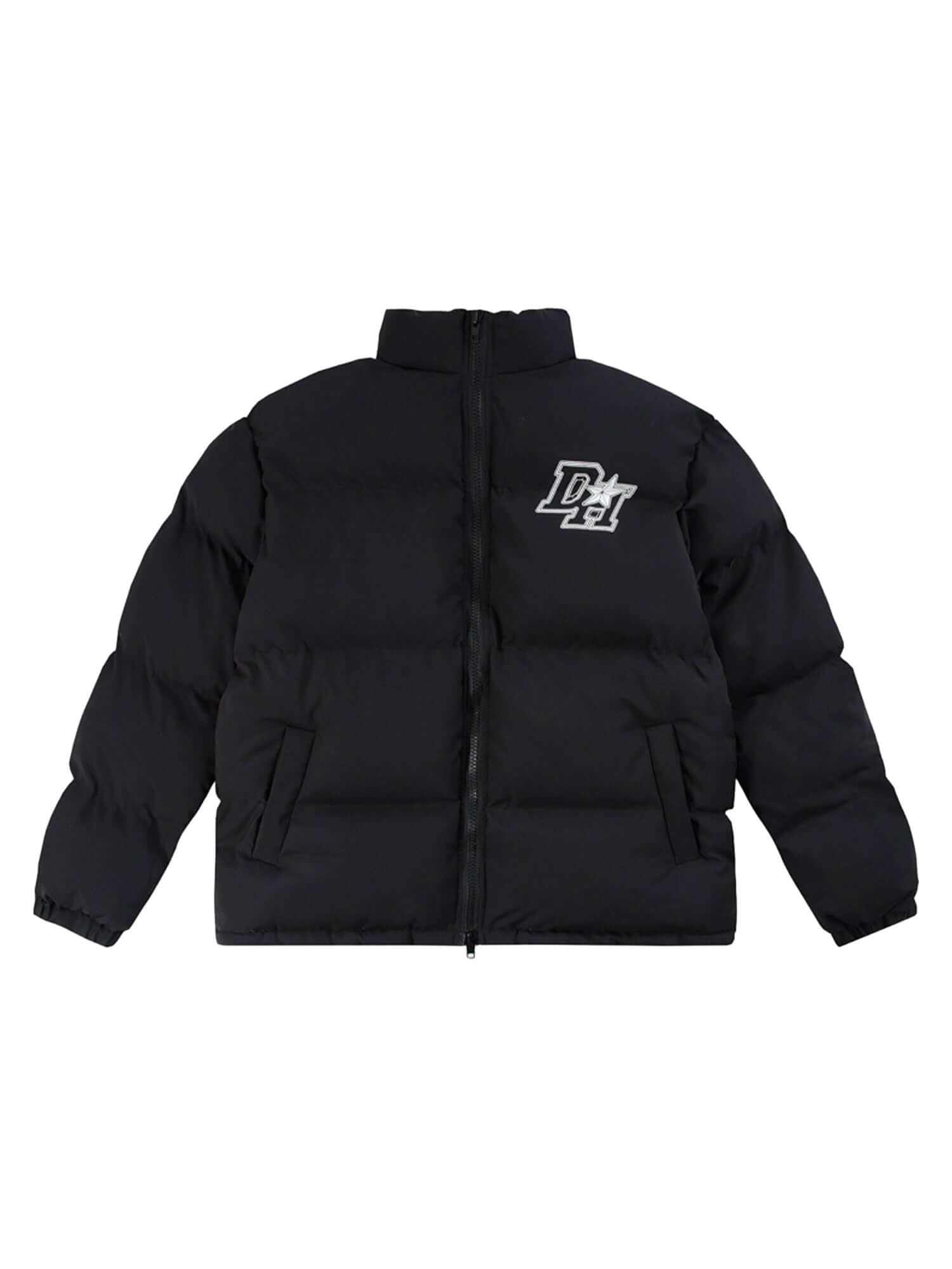 Stay warm and make a statement with the Retro Letter Print Down Jacket. Designed with insulated padding and a durable nylon shell, this winter-ready piece features a bold reflective D2 logo that brings vintage vibes with a modern twist. The ribbed cuffs a