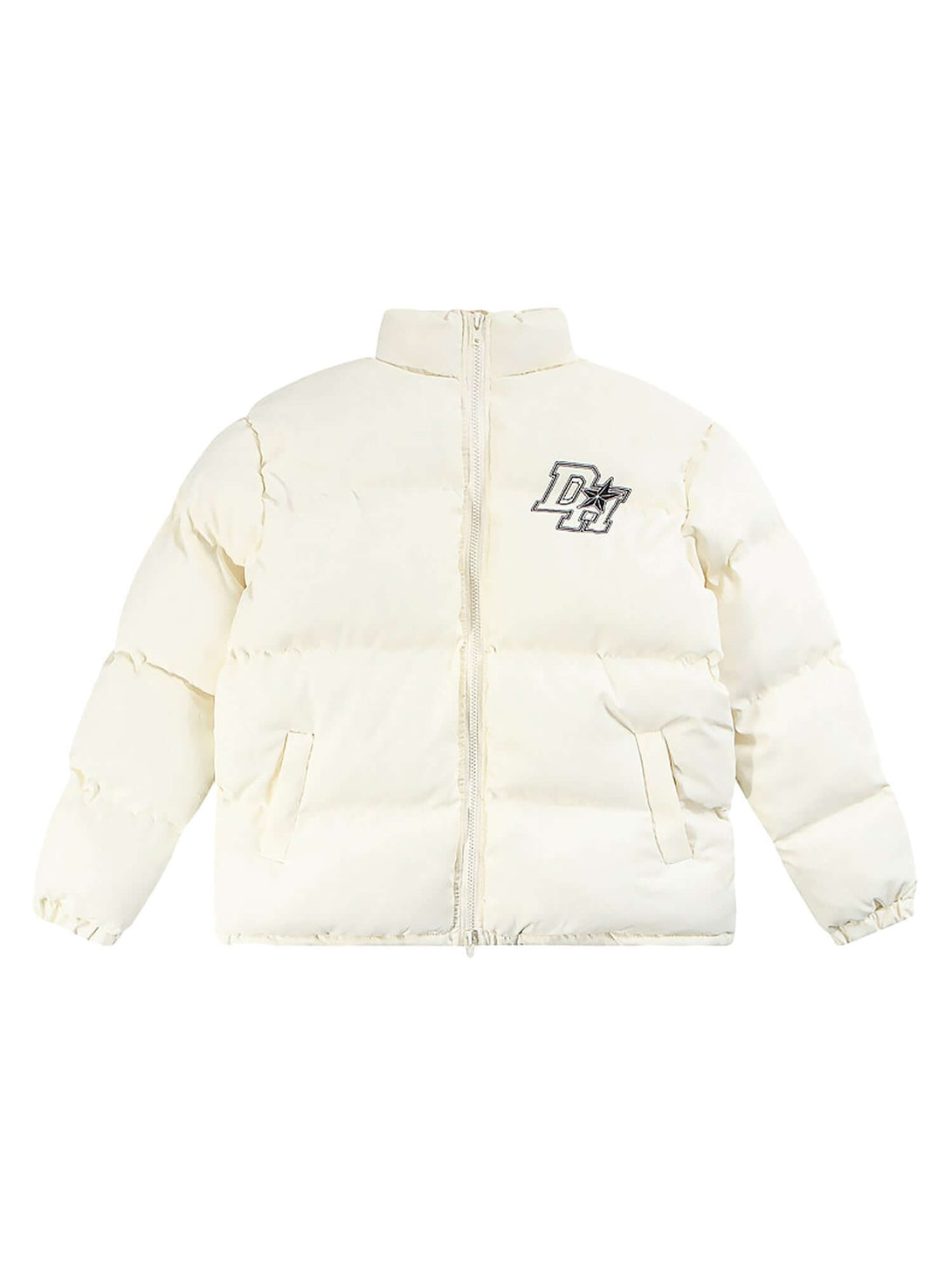 Stay warm and make a statement with the Retro Letter Print Down Jacket. Designed with insulated padding and a durable nylon shell, this winter-ready piece features a bold reflective D2 logo that brings vintage vibes with a modern twist. The ribbed cuffs a