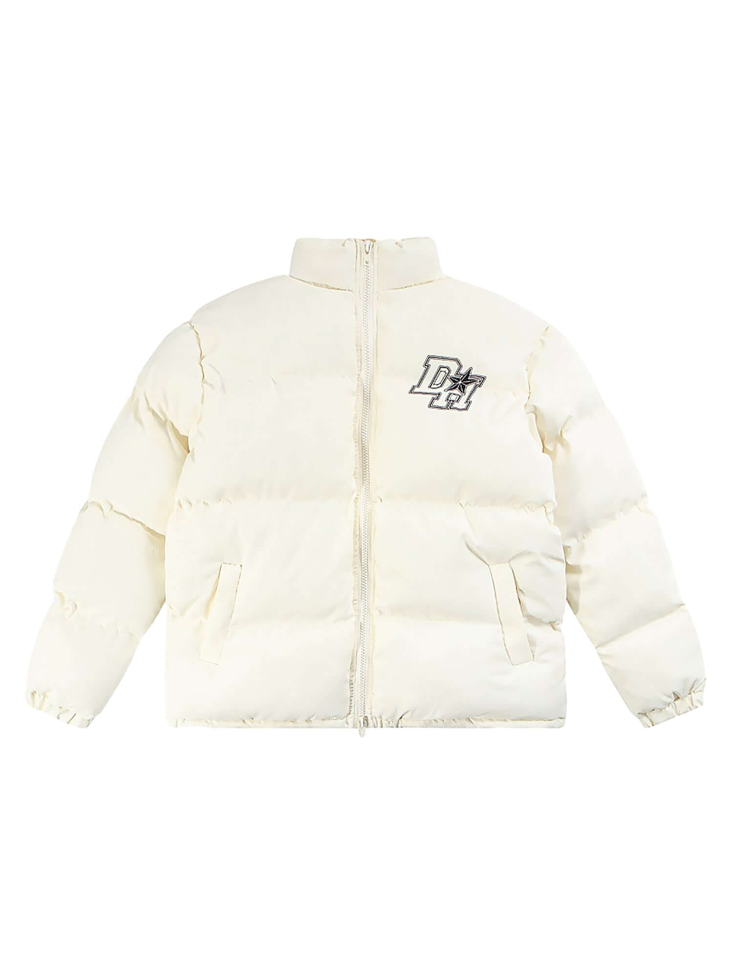 Stay warm and make a statement with the Retro Letter Print Down Jacket. Designed with insulated padding and a durable nylon shell, this winter-ready piece features a bold reflective D2 logo that brings vintage vibes with a modern twist. The ribbed cuffs a