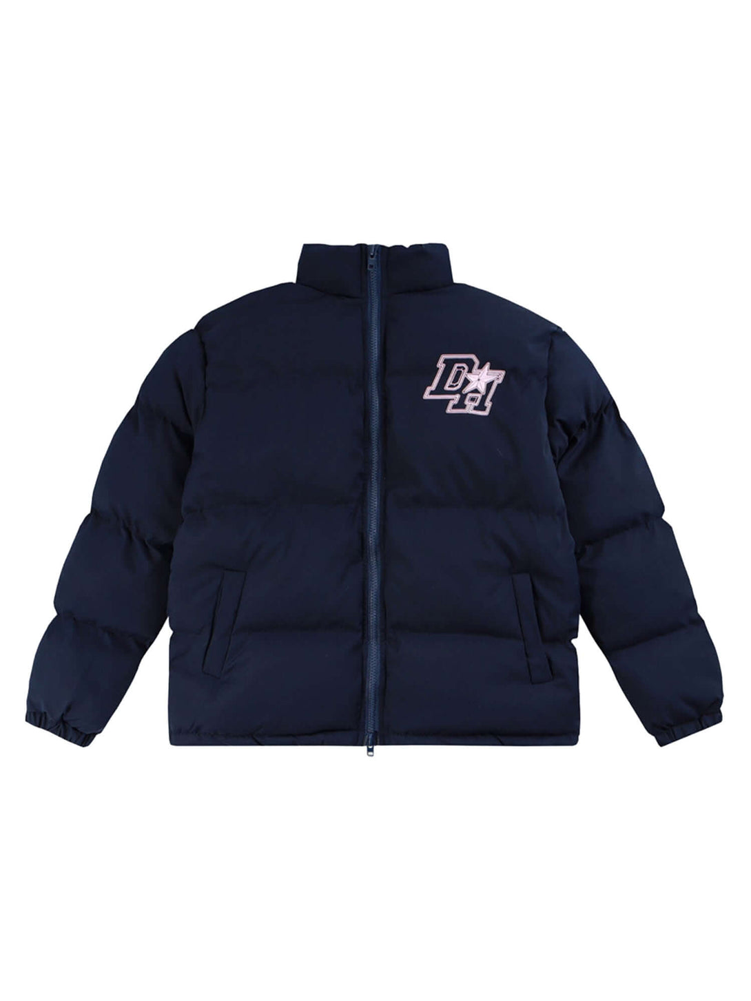 Stay warm and make a statement with the Retro Letter Print Down Jacket. Designed with insulated padding and a durable nylon shell, this winter-ready piece features a bold reflective D2 logo that brings vintage vibes with a modern twist. The ribbed cuffs a