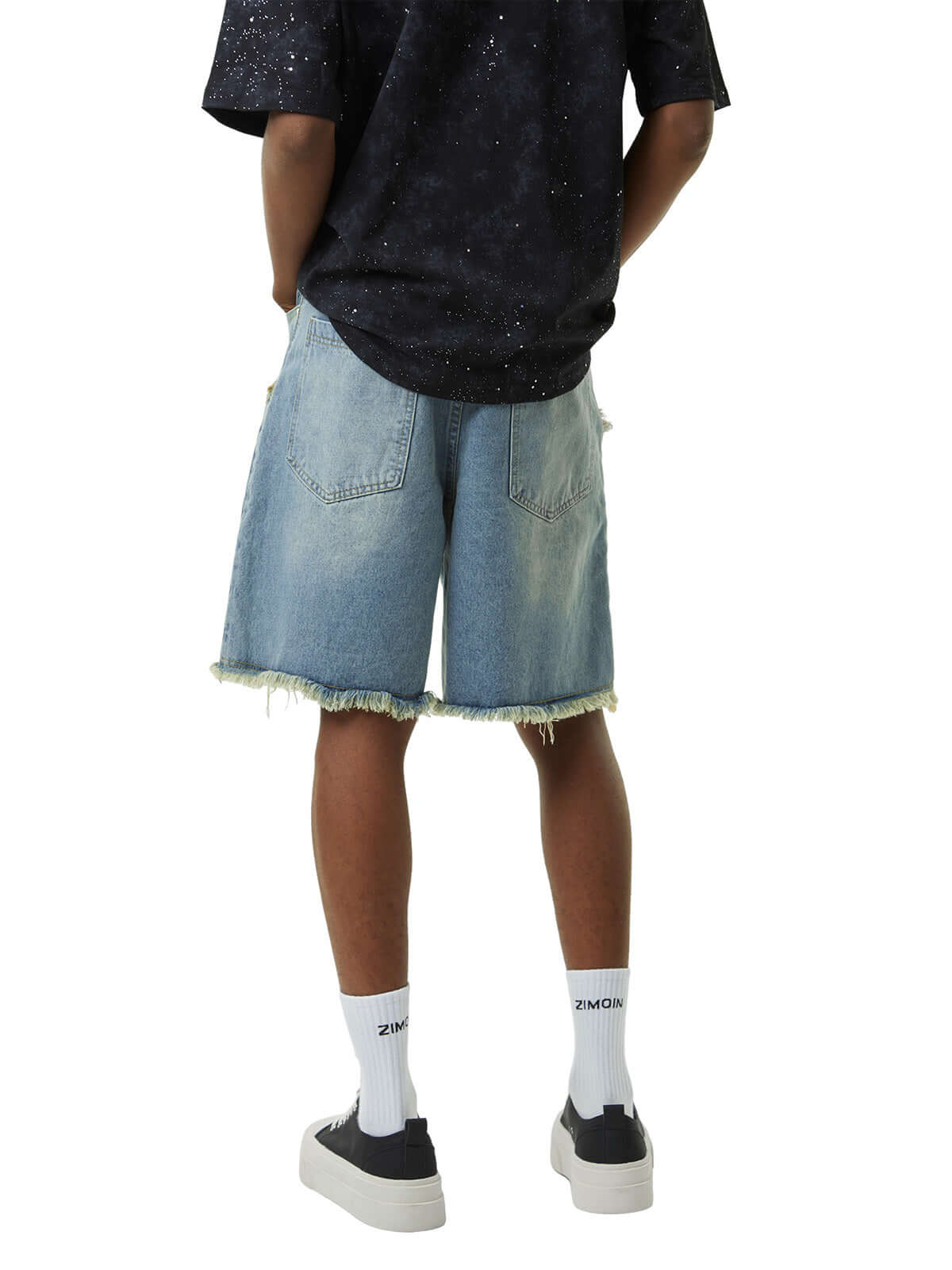 Add vintage attitude to your look with the Retro Stitching Diamonds Embroidery Shorts — a bold streetwear staple made for warm-weather edge. Crafted from sturdy denim, these shorts feature distressed details, a raw hem finish, side pockets, and intricate
