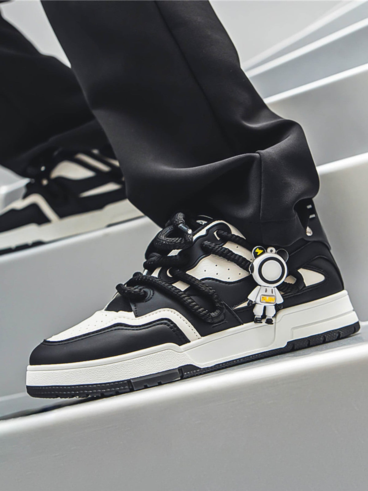 Zapatillas skate con cordones de cuerda – vista de detalle | XoKool