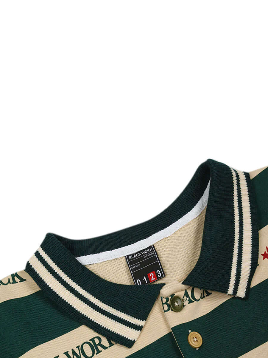 Bring vintage energy to your wardrobe with the Retro Typography Polo Stylish Streetwear Long Sleeve Shirt. Crafted from a soft and breathable cotton blend, this shirt features bold typography graphics and a patch badge that create a standout retro look. D