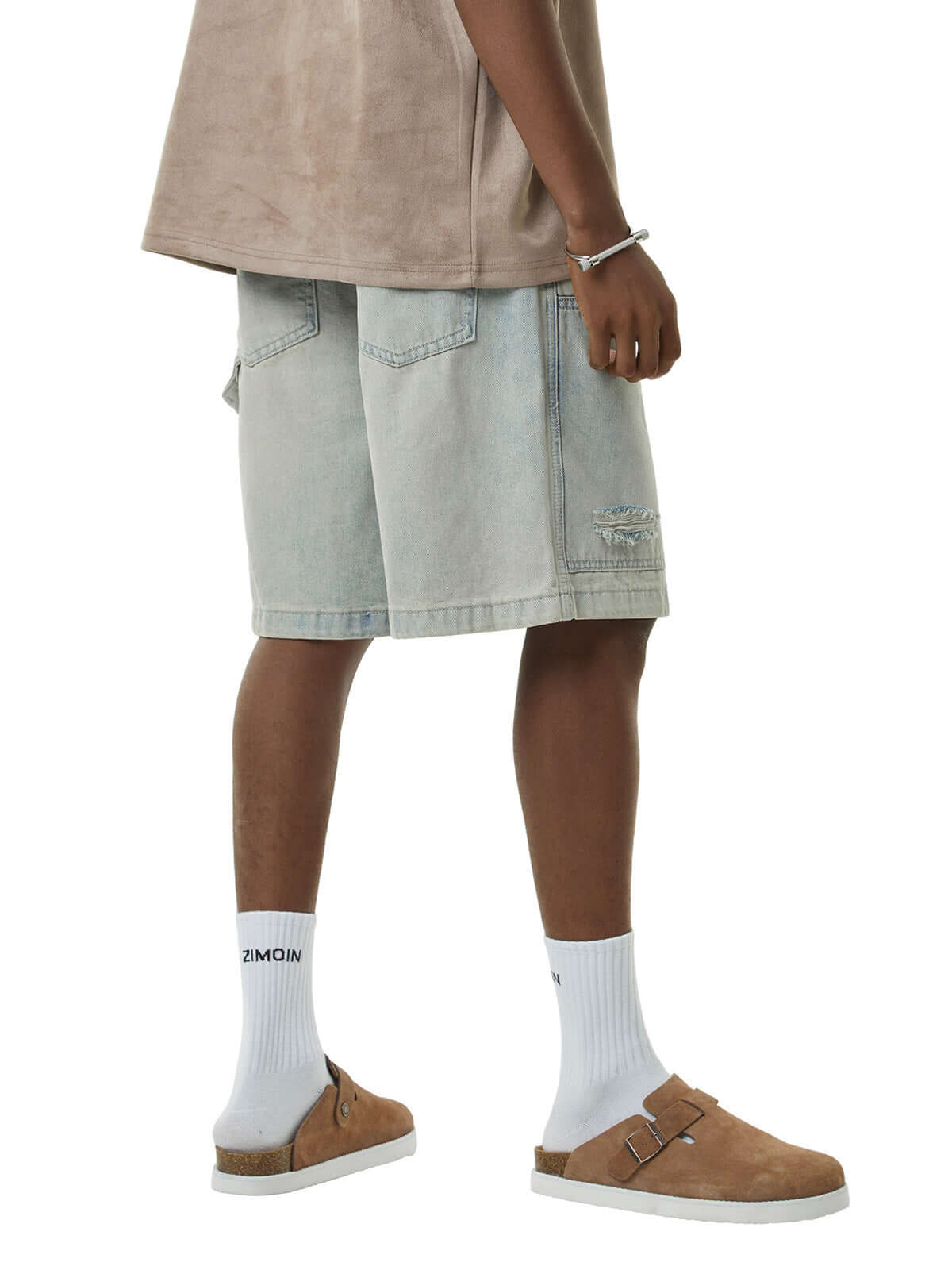 Bring throwback vibes to your summer wardrobe with the Retro Washed Hip-Hop Shorts — designed for comfort, function, and bold urban flair. Made from breathable denim, these relaxed-fit shorts feature distressed detailing, roomy cargo pockets, and an adjus