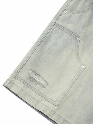Bring throwback vibes to your summer wardrobe with the Retro Washed Hip-Hop Shorts — designed for comfort, function, and bold urban flair. Made from breathable denim, these relaxed-fit shorts feature distressed detailing, roomy cargo pockets, and an adjus