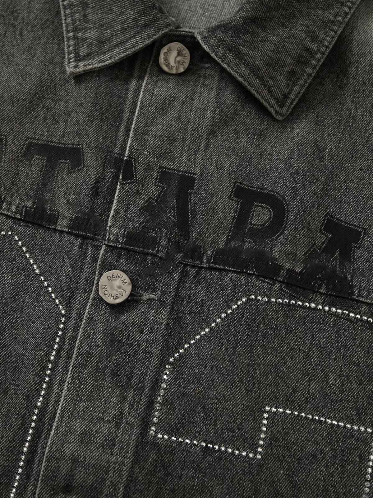Unleash your inner rebel with the Retro Wasteland Rivet Denim Vest. Made from durable denim, this sleeveless vest features distressed detailing, a bold graphic back patch, and a zip-up front that delivers a raw, edgy aesthetic. Perfect for layering over t
