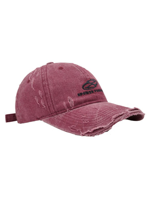 Top off your casual look with the Ripped Denim Baseball Cap — a perfect fusion of vintage charm and modern street style. Made from durable cotton, this cap features a distressed finish for a rugged, worn-in vibe, an embroidered logo for a bold accent, and