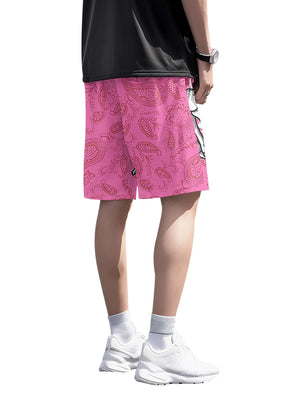 Add bold energy to your summer rotation with the Skull Hand Print Hip-hop Shorts — made for movement, style, and sunny adventures. Crafted from quick-dry fabric, these shorts feature a vivid spider web and skull hand print, elastic waistband with drawstri