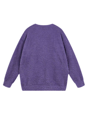 Add a bold edge to your fall and winter wardrobe with the Spider Mohair Sweater. Crafted from soft, cozy knit fabric, this standout piece features a striking spider graphic design, making it perfect for casual outings, Halloween events, or adding a daring