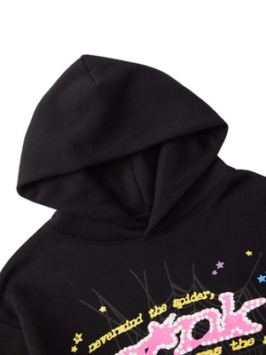Level up your streetwear game with the Spider Printed Sweatshirt And Sweatpants Set. Crafted from a soft and breathable cotton blend, this matching hoodie and sweatpants set features a bold spider graphic print and comfortable relaxed fit. Designed with a