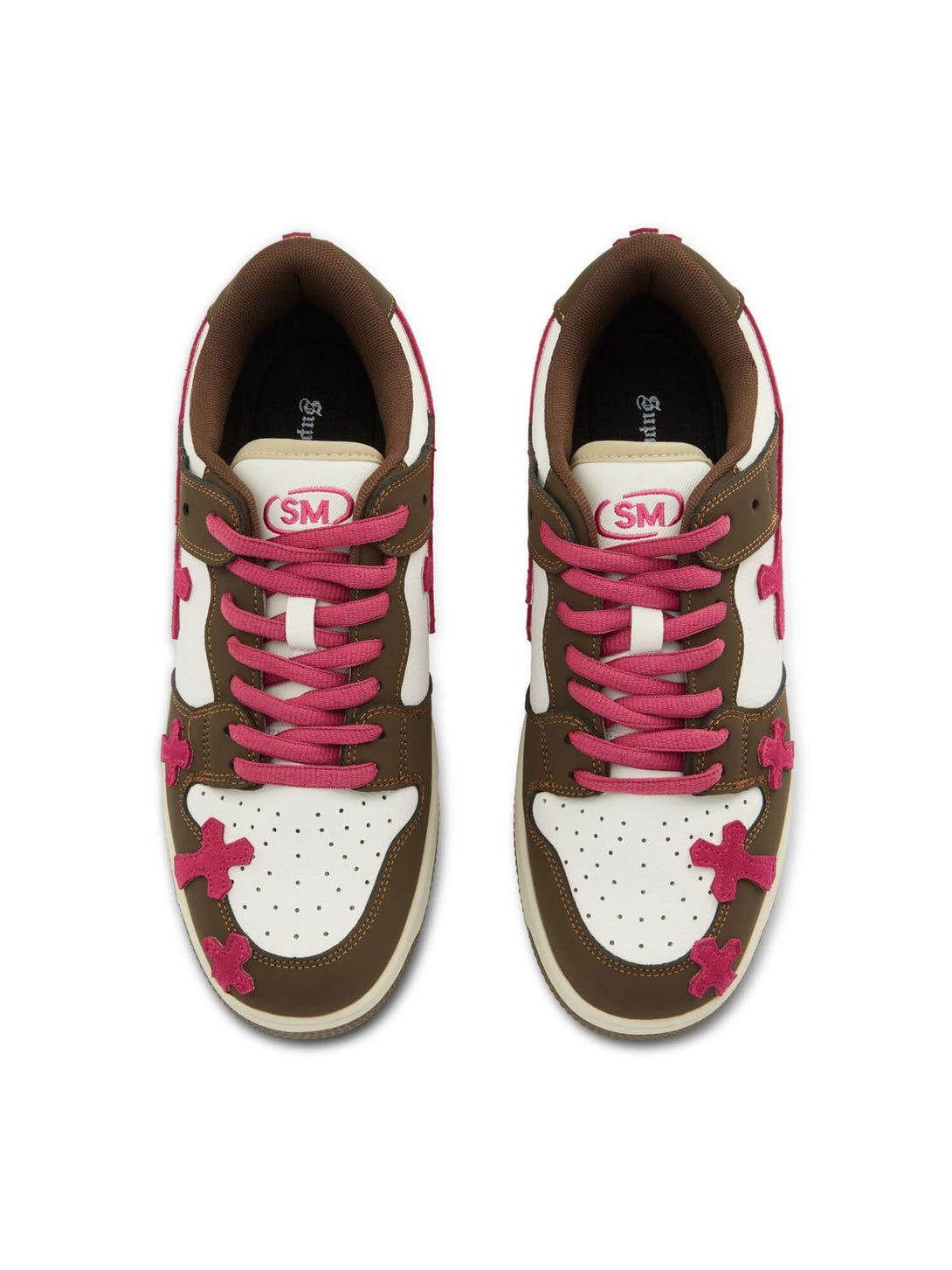 Make a bold move with the Splicing Skateboard Sneakers — where standout design meets everyday comfort. Crafted from a premium mix of leather and suede, these sneakers feature a chunky sole for added height and cushioning, perforated toe box for breathabil