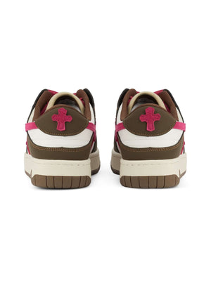 Make a bold move with the Splicing Skateboard Sneakers — where standout design meets everyday comfort. Crafted from a premium mix of leather and suede, these sneakers feature a chunky sole for added height and cushioning, perforated toe box for breathabil
