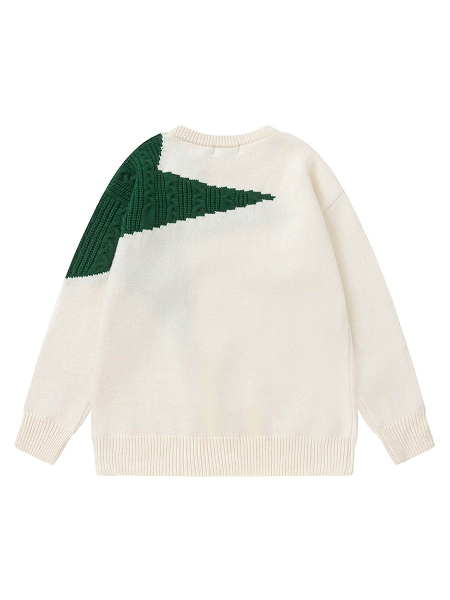 Brighten up your casual wardrobe with the Star Contrast Knit Sweater. Crafted from soft, cozy knit fabric, this relaxed-fit sweater features a bold star graphic that adds energy and personality to your everyday look. Designed with a classic crew neck and