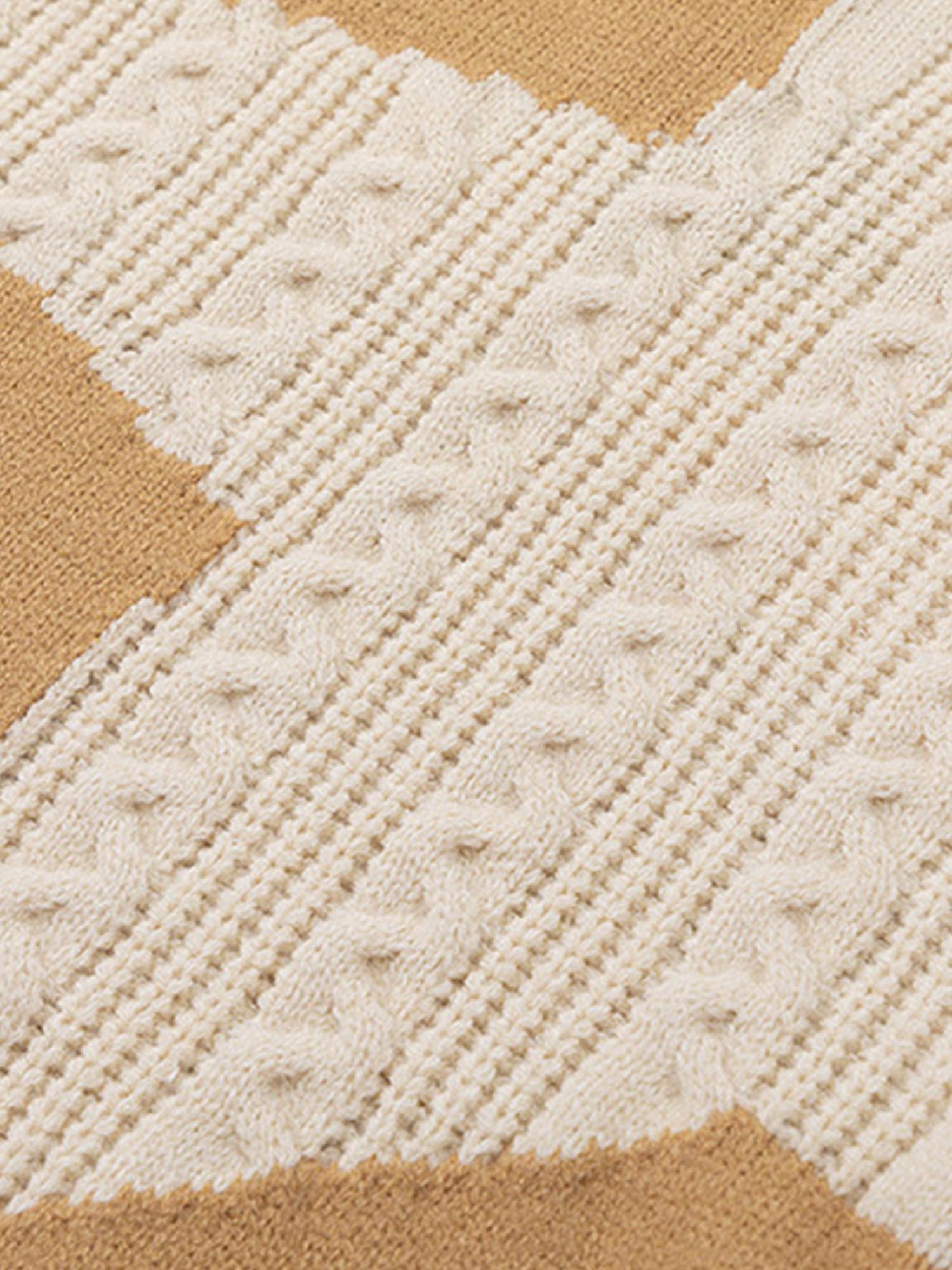 Brighten up your casual wardrobe with the Star Contrast Knit Sweater. Crafted from soft, cozy knit fabric, this relaxed-fit sweater features a bold star graphic that adds energy and personality to your everyday look. Designed with a classic crew neck and