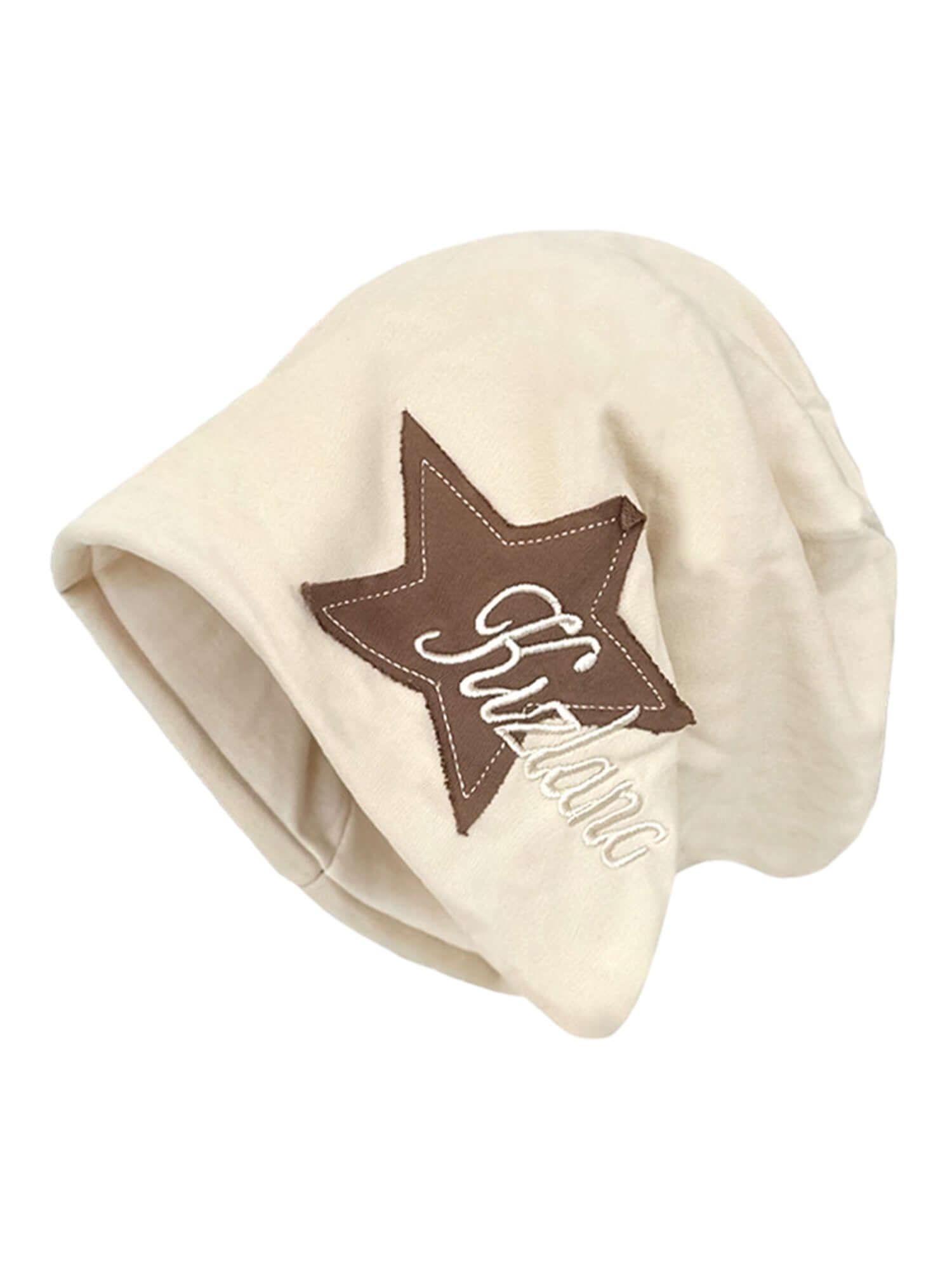 Add a playful edge to your outfit with the Star Embroidered Wrap Hat — the perfect blend of comfort and bold street style. Made from soft acrylic, this hat features a stylish pink star print, "Rockstar" text embroidery, and a stretchy fit that provides a