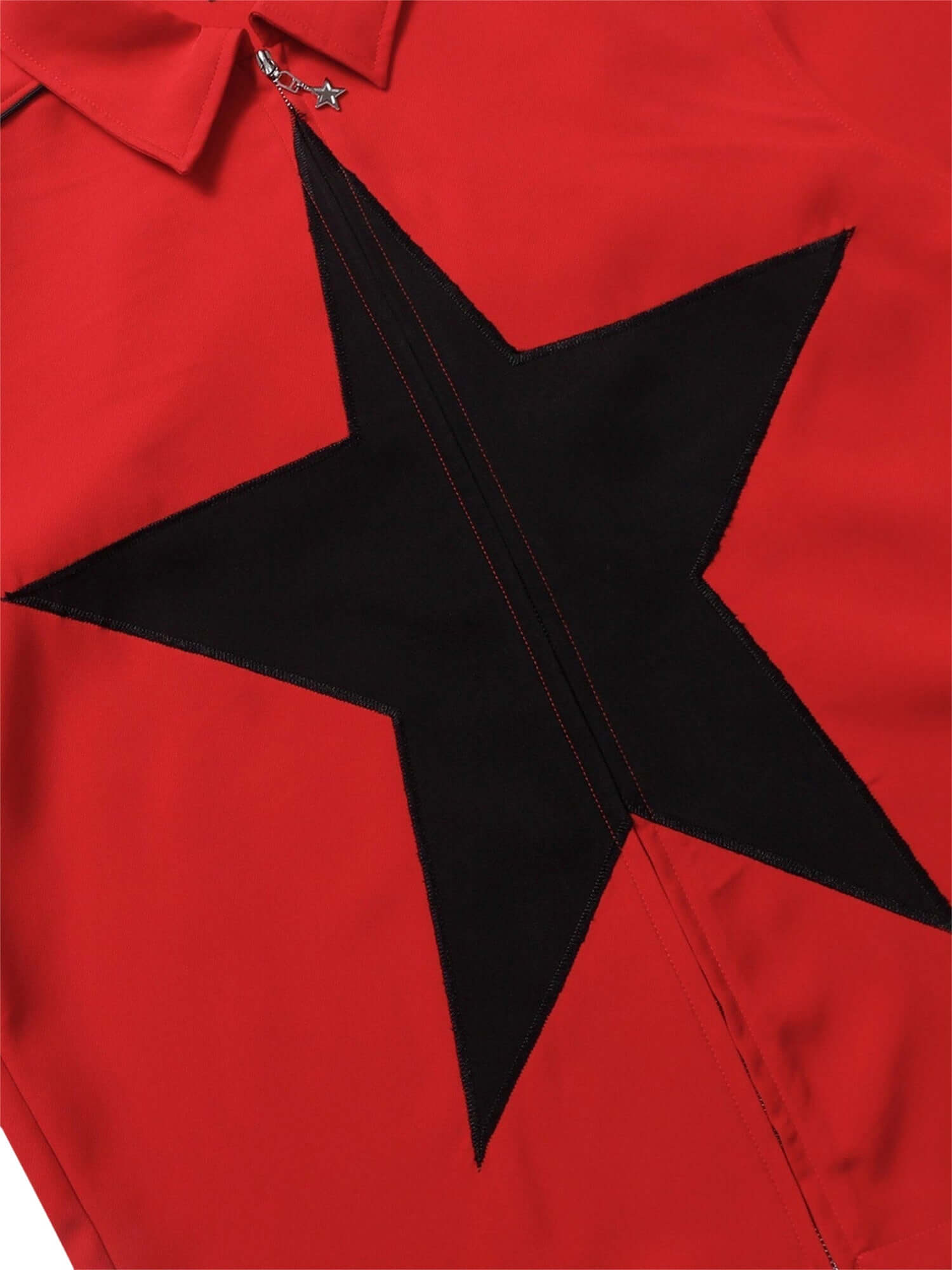 Add star power to your casual wardrobe with the Star Zipper Design Shirt — a bold and relaxed piece built for comfort and impact. Made from soft cotton, this oversized short-sleeve shirt features a clean round neck and standout black star graphic for a mo