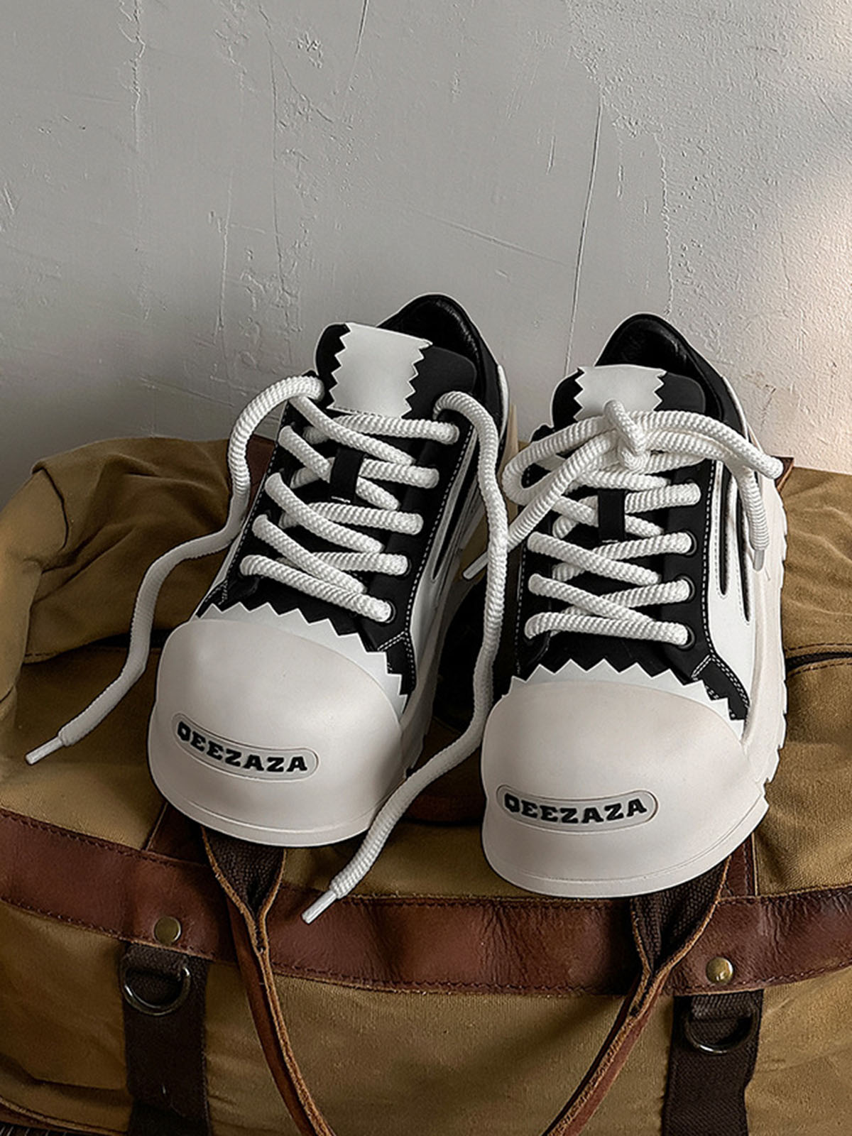 Street Contrast Color Casual Sneakers Streetwear