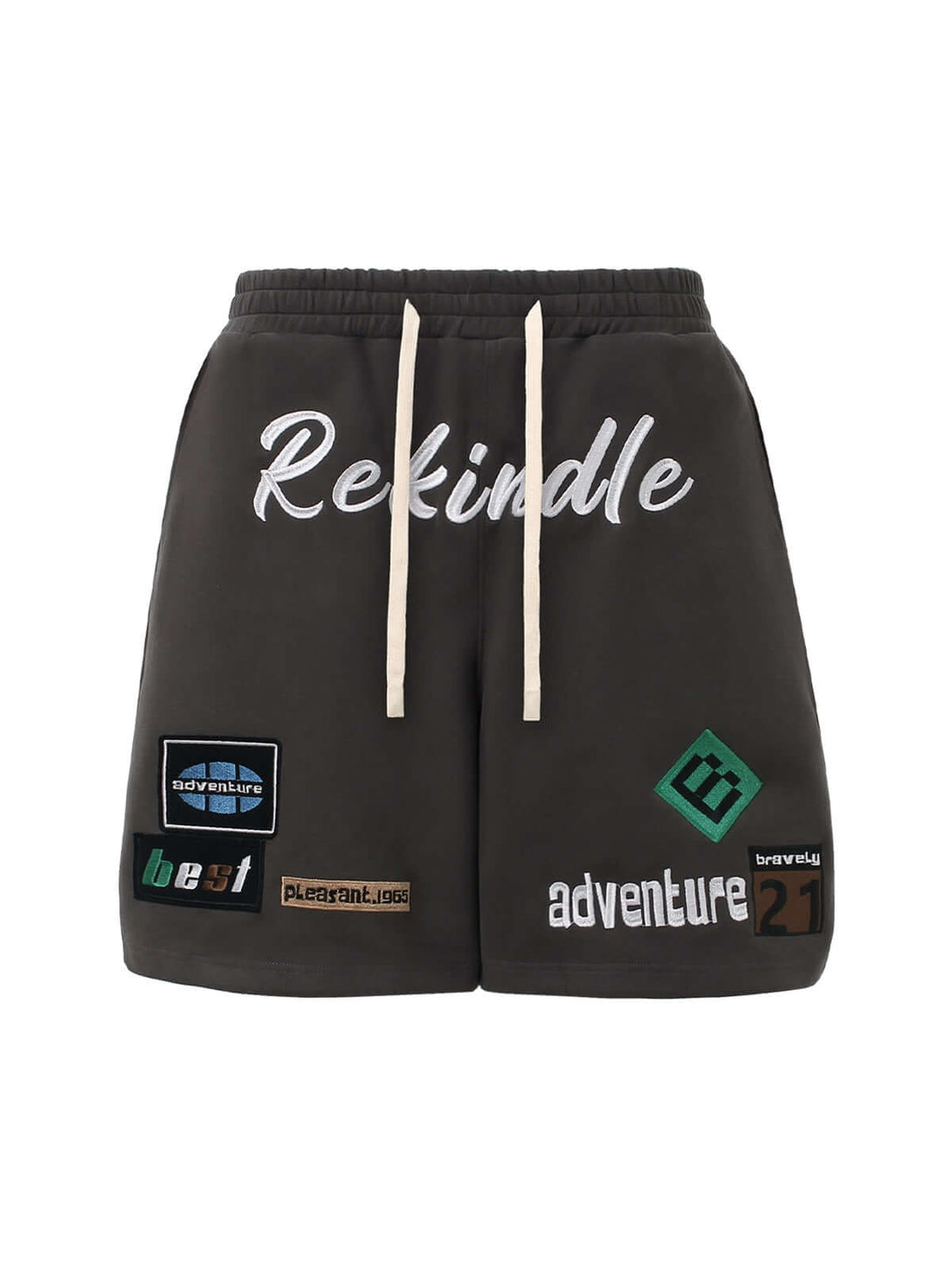 Add personality to your casual look with the Street Graphic Drawstring Shorts — a bold mix of comfort and creativity. Made from a soft cotton blend, these relaxed-fit shorts feature a colorful patchwork design with durable embroidered details, including a