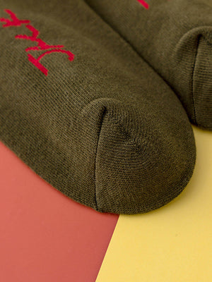 Upgrade your streetwear essentials with the Street Letter Sports Socks — designed for both comfort and bold style. Crafted from a breathable cotton blend, these socks feature a striking embroidered crown logo in vivid red, ribbed cuffs for a secure and co