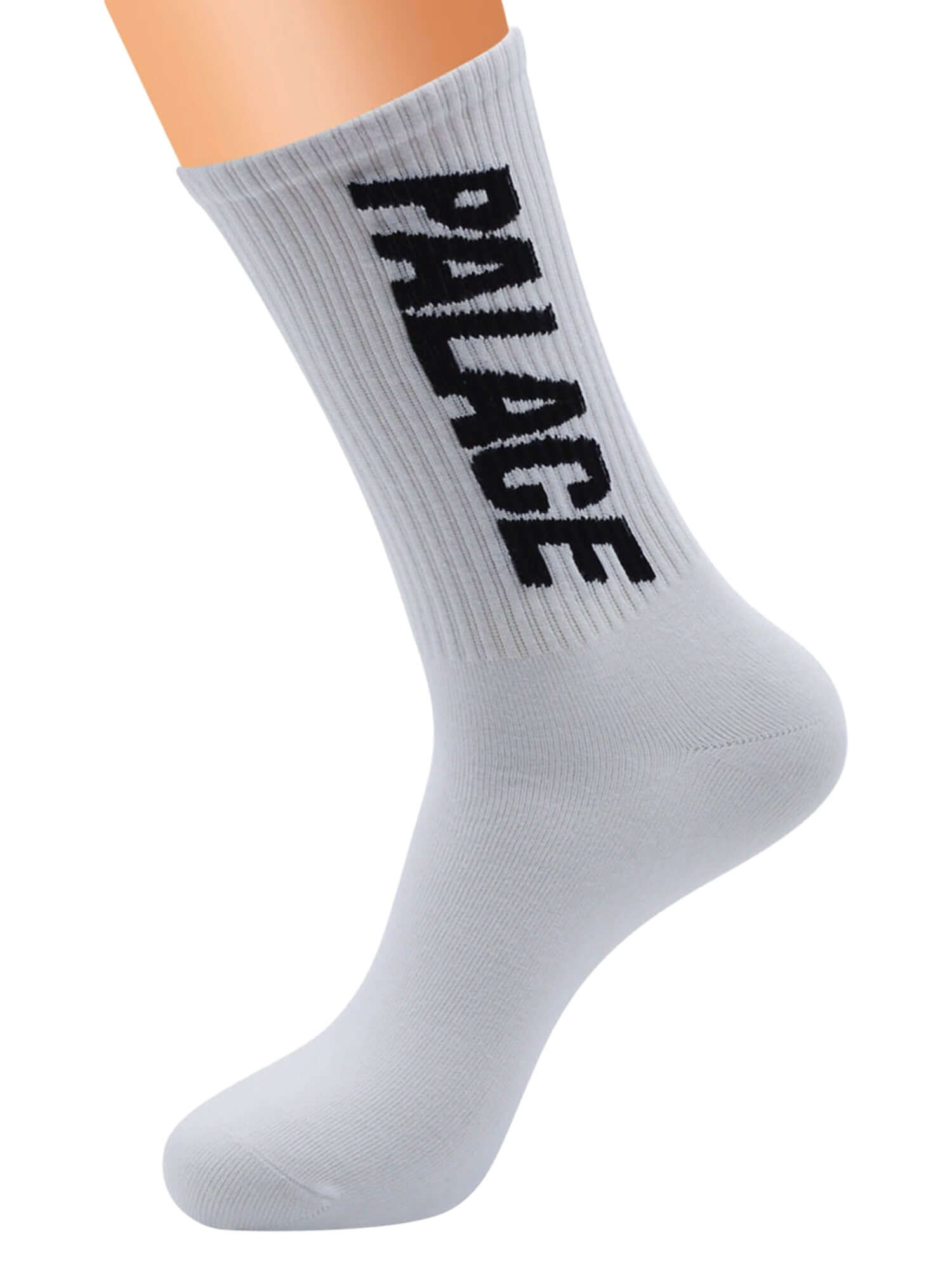 Complete your streetwear look with the Street "PALACE" Socks — the perfect mix of comfort and bold style. Made from a soft and durable cotton blend, these crew-length socks feature a striking Palace logo print, color block design, and a snug elastic cuff