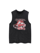 Street Racing Print Vest Streetwear