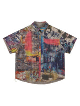 Express your bold side with the Street Reversible Short Sleeved Shirt — a vibrant and versatile piece designed for streetwear lovers. Made from a breathable cotton blend, this shirt features a button-up front, relaxed fit, and a unique abstract art print
