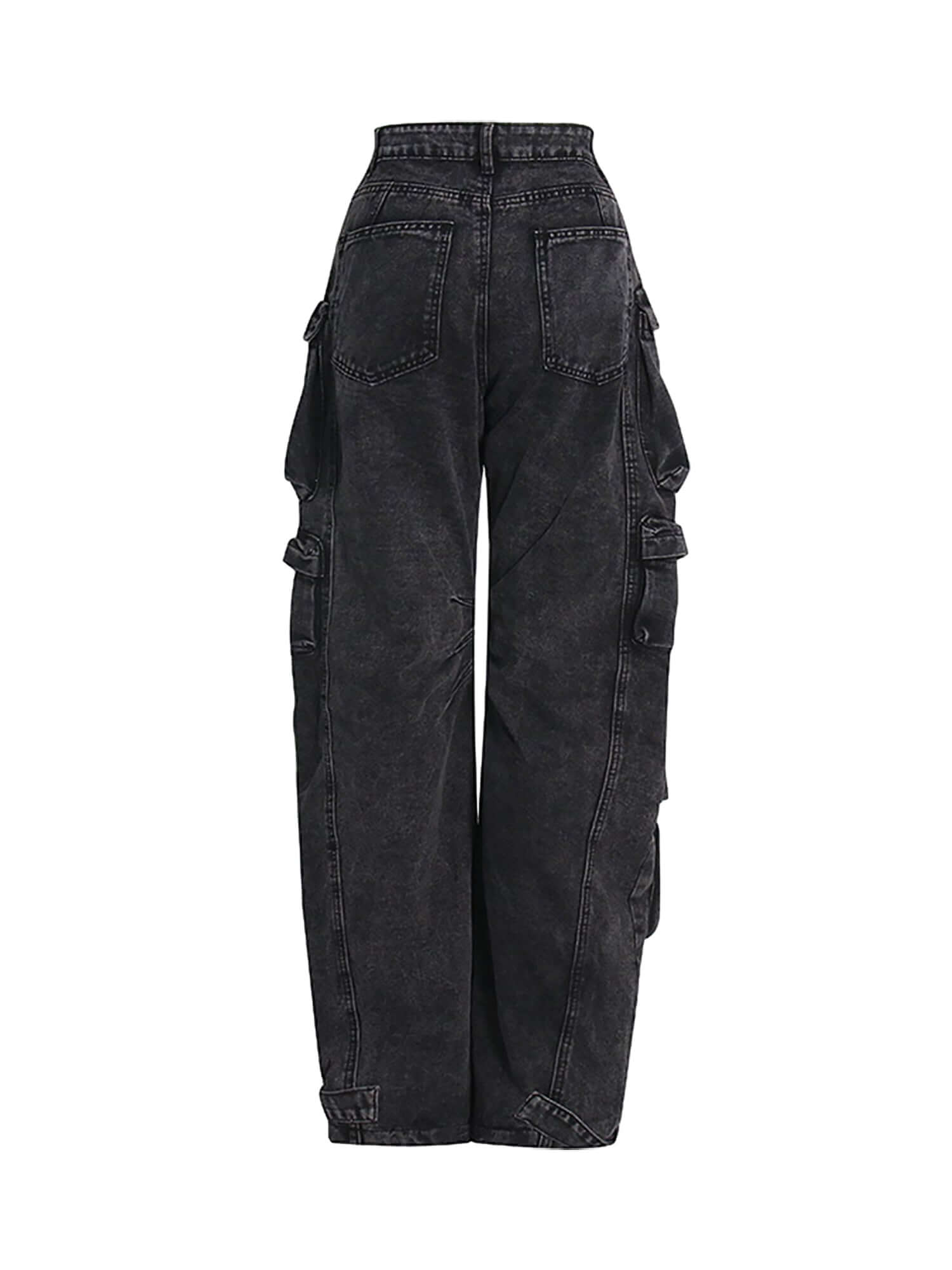 Add rugged edge to your everyday look with the Street Stitching Multi Pocket Workwear Washed Jeans — a practical and stylish essential for modern streetwear. Crafted from durable denim, these jeans feature multiple utility pockets, reinforced stitching, a