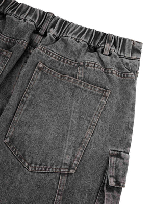 Add rugged edge to your everyday look with the Street Stitching Multi Pocket Workwear Washed Jeans — a practical and stylish essential for modern streetwear. Crafted from durable denim, these jeans feature multiple utility pockets, reinforced stitching, a