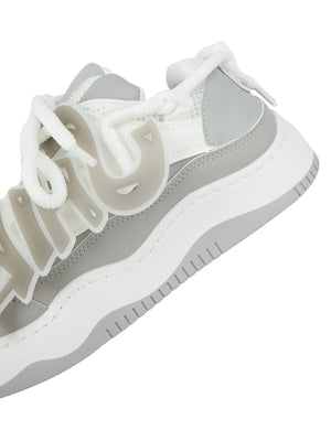 Glow Graffiti Sneakers – Nahaufnahme der Seite | XoKool