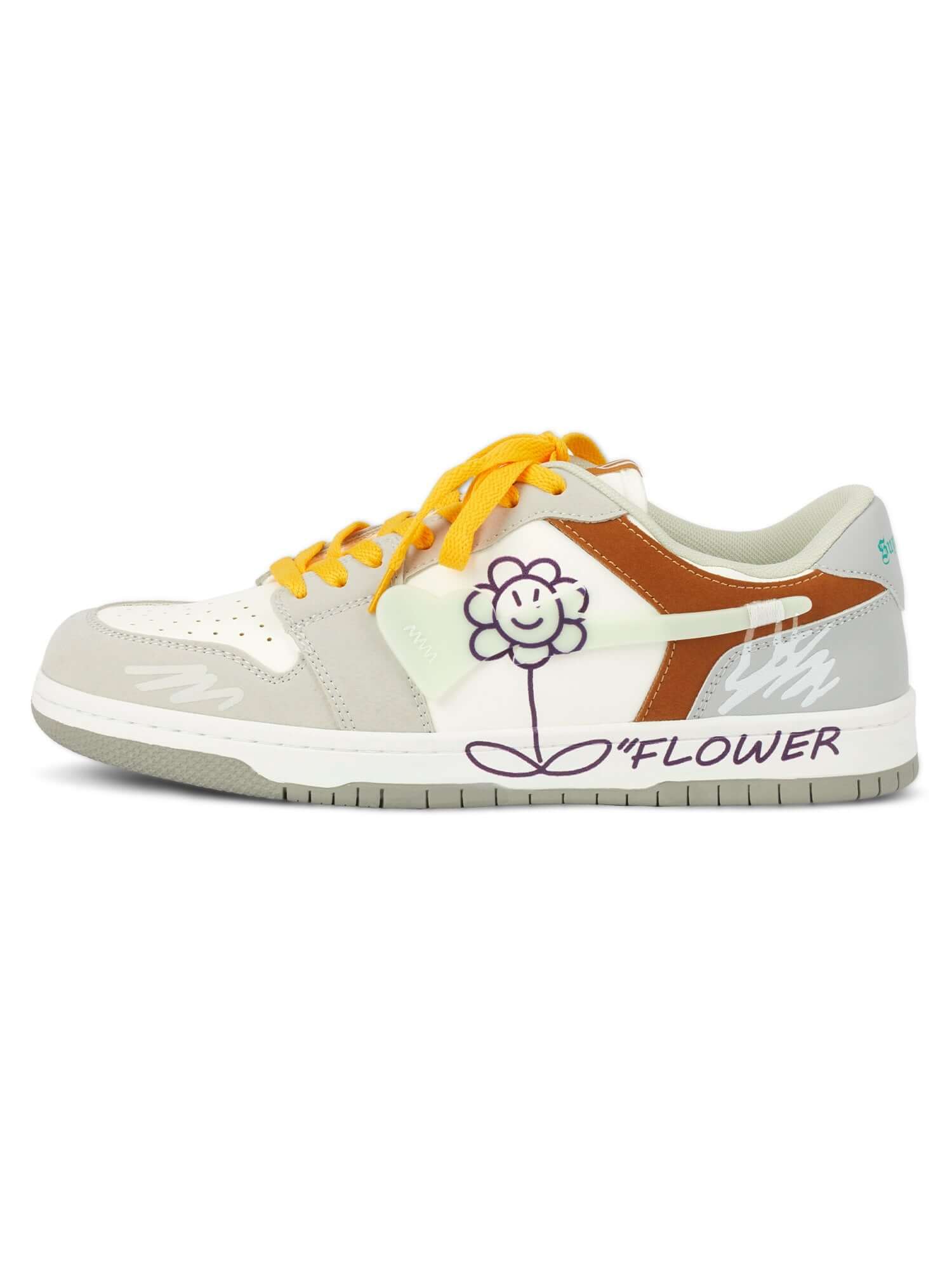 Step up your streetwear game with the Sunflower Hip-Hop Skate Shoes — where bold design meets ultimate comfort. Crafted from premium leather and suede, these sneakers feature a unique zipper closure for easy wear, reflective details for added flair, and s
