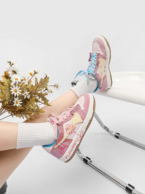 Step up your streetwear game with the Sunflower Hip-Hop Skate Shoes — where bold design meets ultimate comfort. Crafted from premium leather and suede, these sneakers feature a unique zipper closure for easy wear, reflective details for added flair, and s