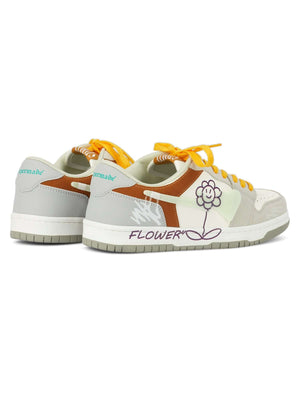 Step up your streetwear game with the Sunflower Hip-Hop Skate Shoes — where bold design meets ultimate comfort. Crafted from premium leather and suede, these sneakers feature a unique zipper closure for easy wear, reflective details for added flair, and s