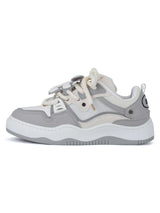 Stay active and stylish with The Niche Thick Bottom Hundred With Board Shoes — a perfect fusion of functionality and modern design. Crafted from breathable mesh and durable synthetic leather, these sneakers feature easy-to-adjust velcro straps for a secur