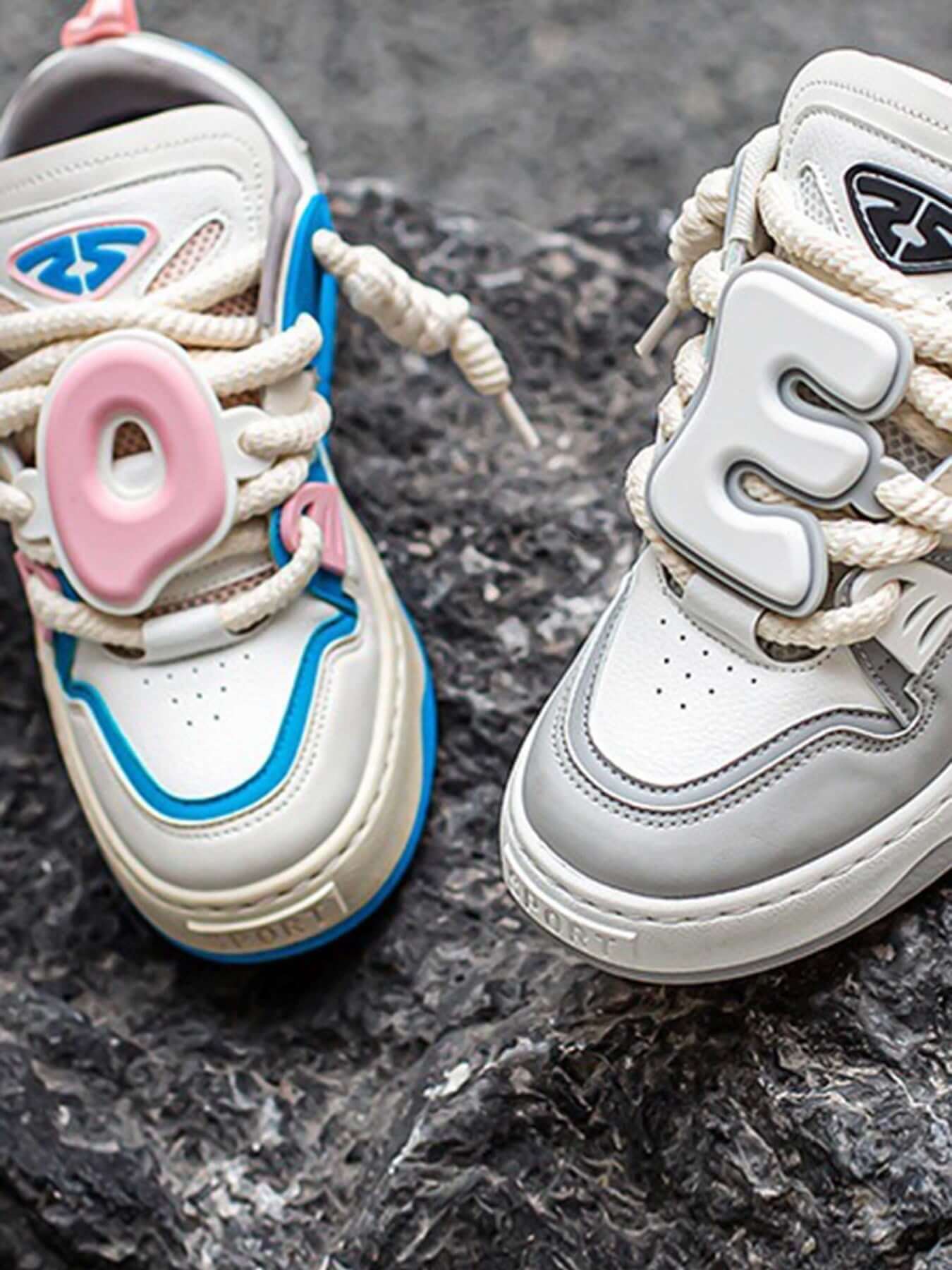 Stay active and stylish with The Niche Thick Bottom Hundred With Board Shoes — a perfect fusion of functionality and modern design. Crafted from breathable mesh and durable synthetic leather, these sneakers feature easy-to-adjust velcro straps for a secur