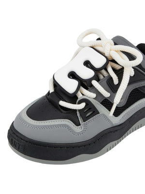Stay active and stylish with The Niche Thick Bottom Hundred With Board Shoes — a perfect fusion of functionality and modern design. Crafted from breathable mesh and durable synthetic leather, these sneakers feature easy-to-adjust velcro straps for a secur