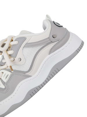 Stay active and stylish with The Niche Thick Bottom Hundred With Board Shoes — a perfect fusion of functionality and modern design. Crafted from breathable mesh and durable synthetic leather, these sneakers feature easy-to-adjust velcro straps for a secur