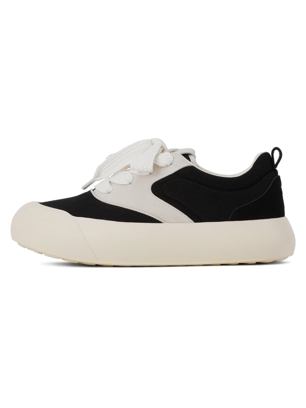 Chunky Round Toe Color Block Rap Sneakers Streetwear