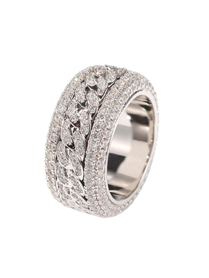 Thesupermade Full Diamond Spinnable Ring Xokool ®