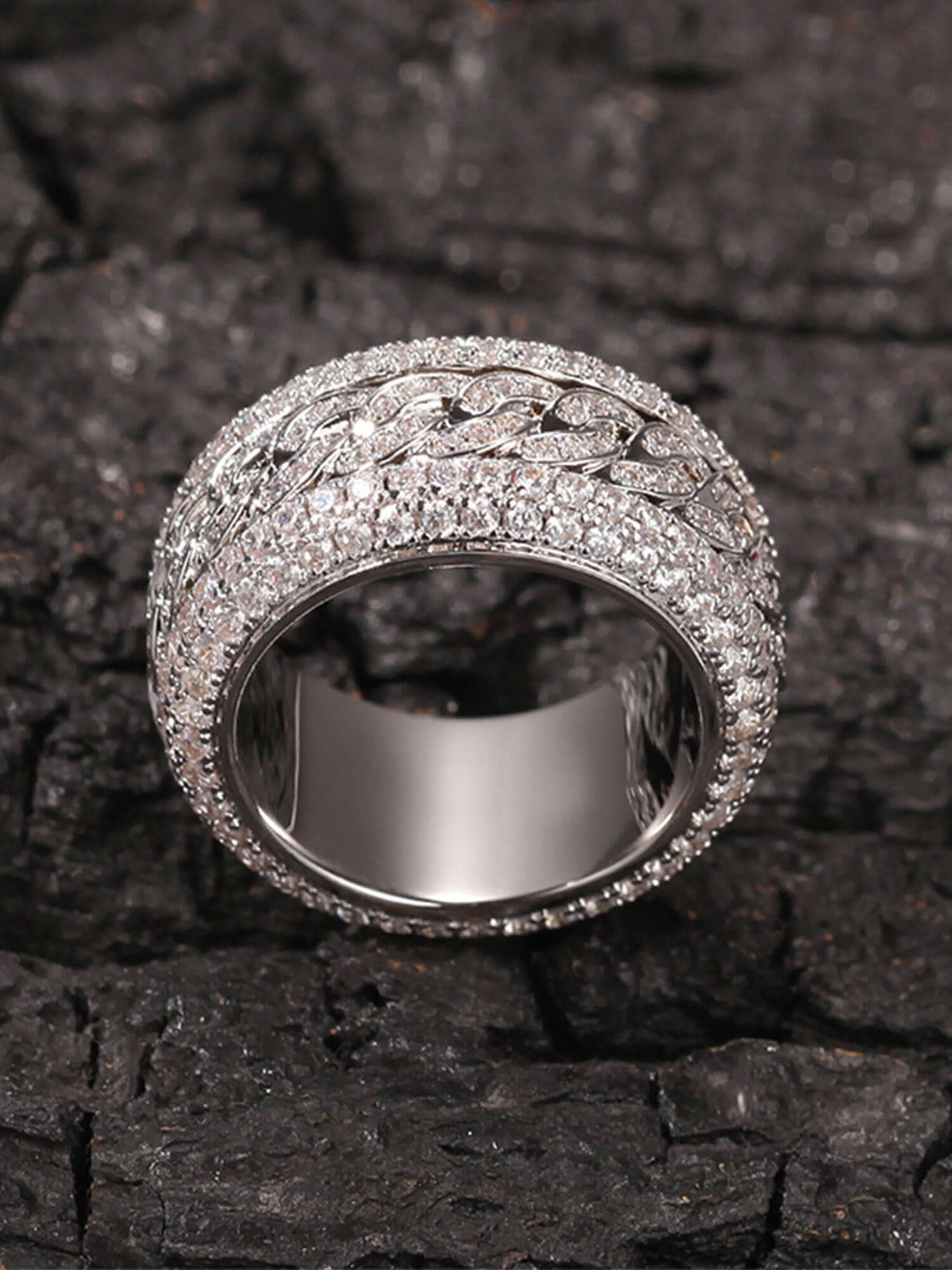 Thesupermade Full Diamond Spinnable Ring Xokool ®