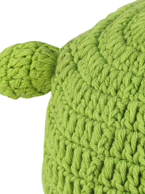 Thesupermade Fun Green Cartoon Hand-knitted Head Cover Xokool ®