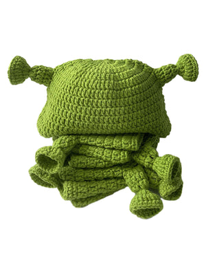Thesupermade Fun Green Cartoon Hand-knitted Head Cover Xokool ®