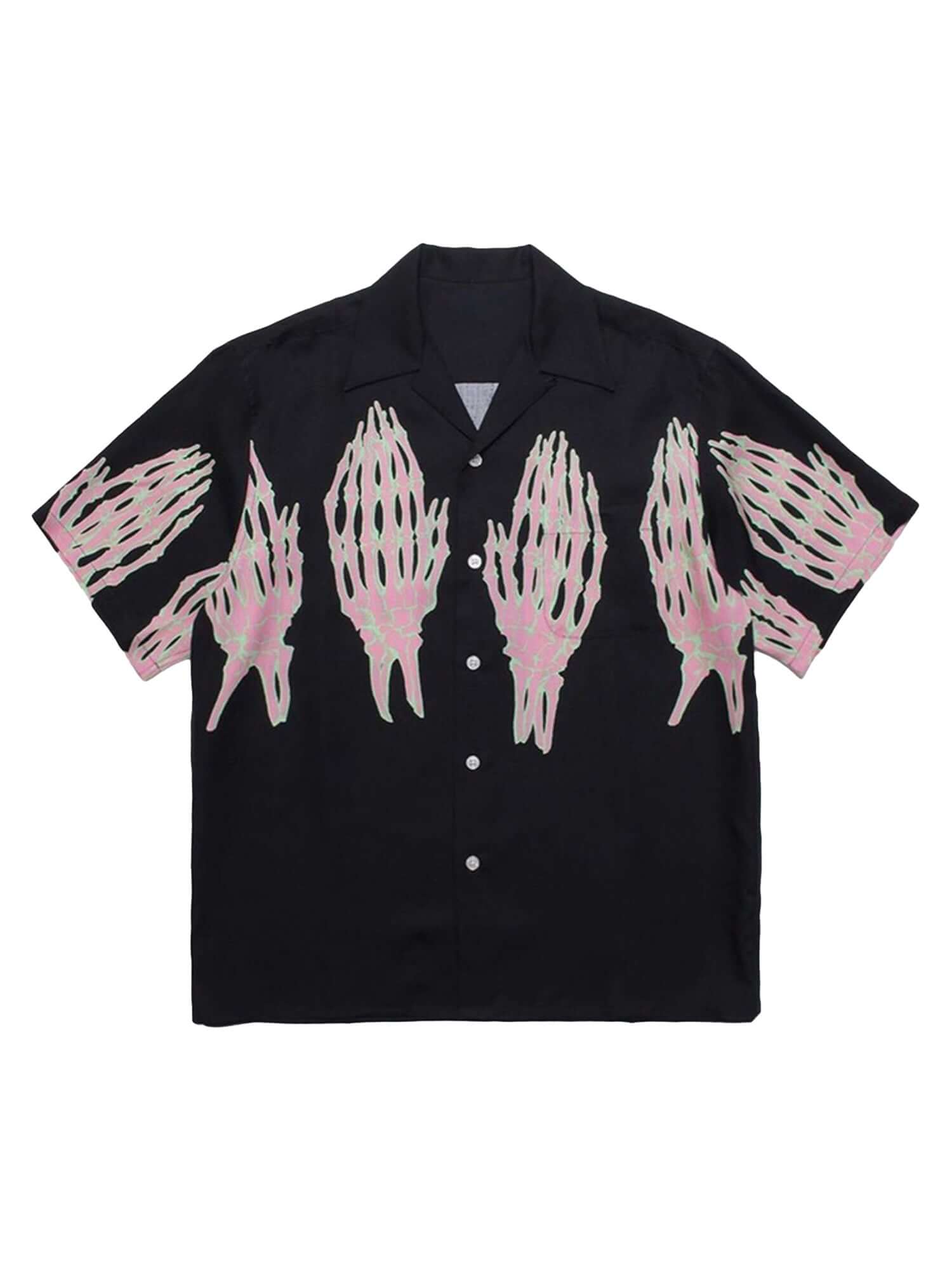 Ghost Hand Ghost Claw Casual Print Shirt Streetwear
