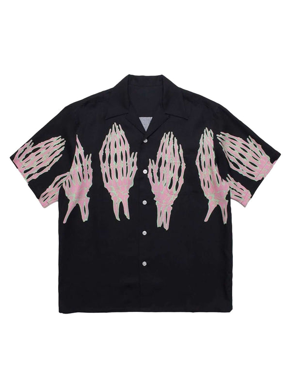 Ghost Hand Ghost Claw Casual Print Shirt Streetwear