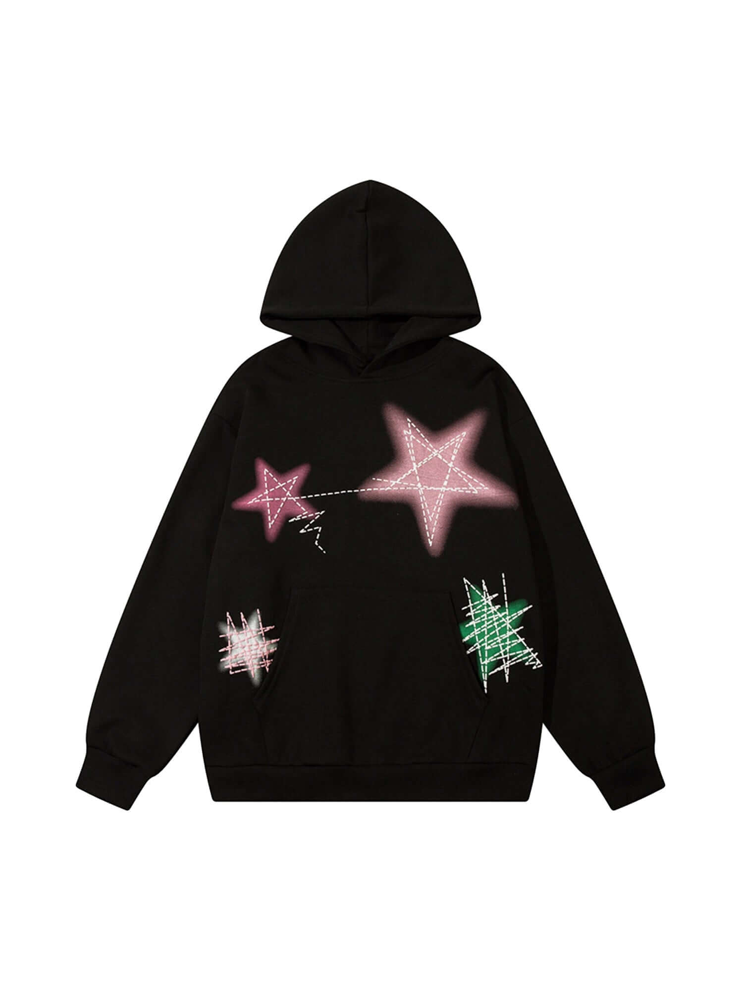 Graffiti Star Hoodie Streetwear