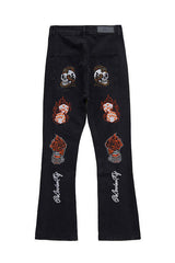 Thesupermade High Street Embroidery Retro Jeans - 1574 Xokool ®