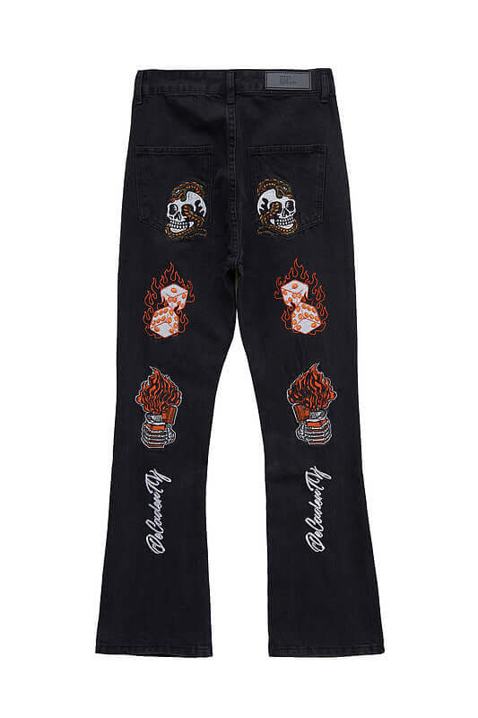 Thesupermade High Street Embroidery Retro Jeans - 1574 Xokool ®