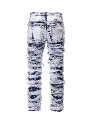 Thesupermade High Street Old Washed Slim Fit Jeans Pants - 1492 Xokool ®