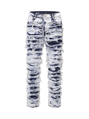 Thesupermade High Street Old Washed Slim Fit Jeans Pants - 1492 Xokool ®