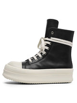 High top Side Zipper Platform Sneakers Streetwear