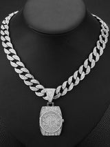 Hip Hop Vintage Diamond Necklace Streetwear